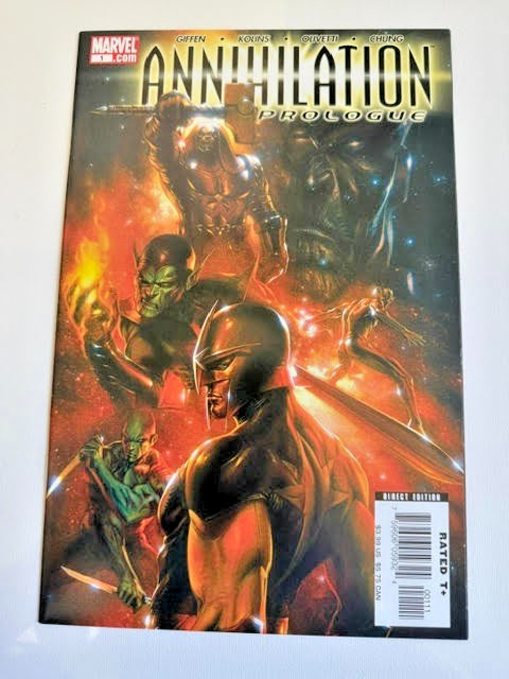 Annihilation Prologue #1 Marvel Comics 2006 Dell'Otto Cover Direct Edition